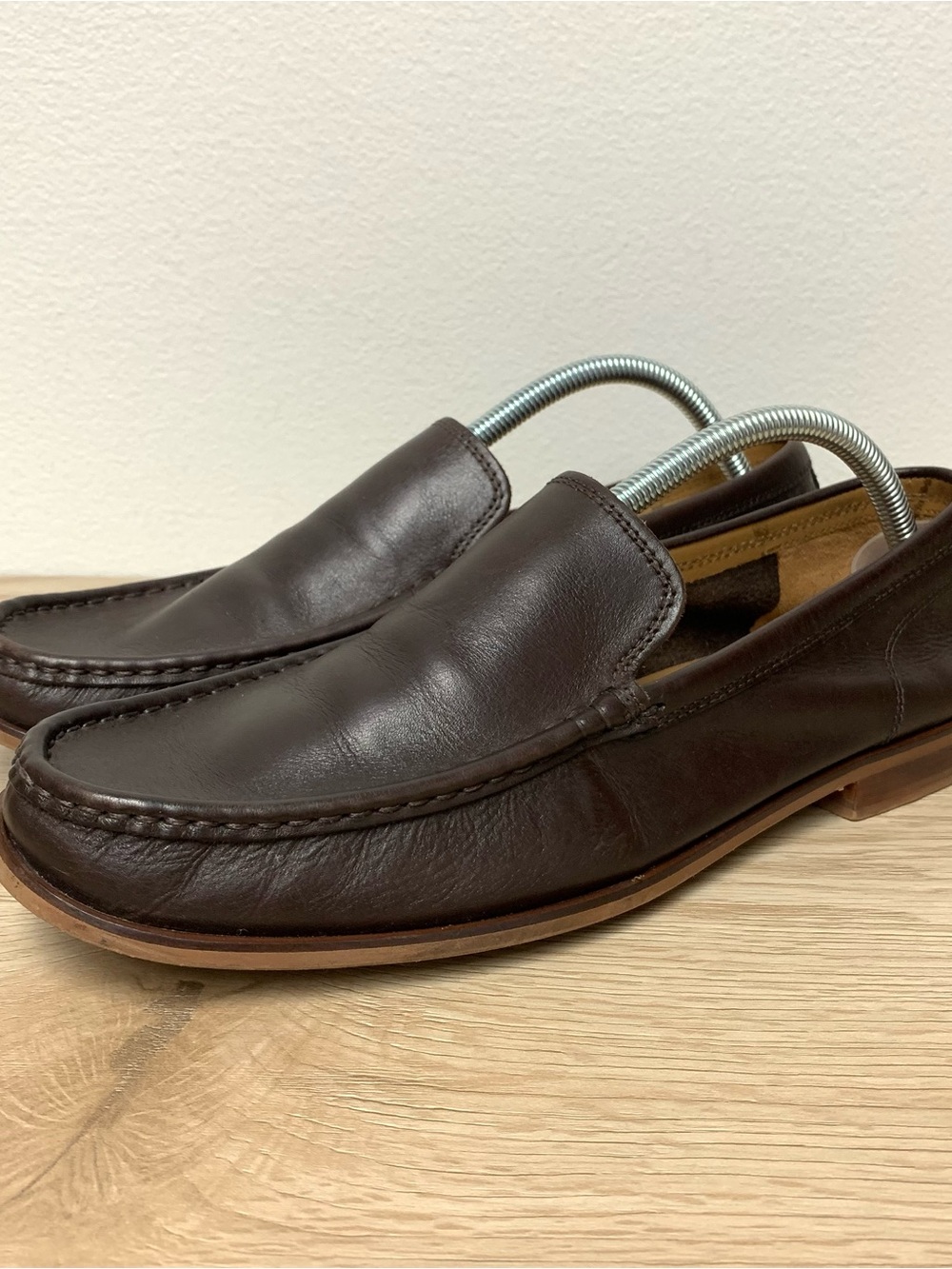 Cole Haan Slip On Leather Loafers Size 11 Brown Leather Dress Casual